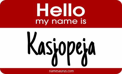 Hello my name is Kasjopeja png download