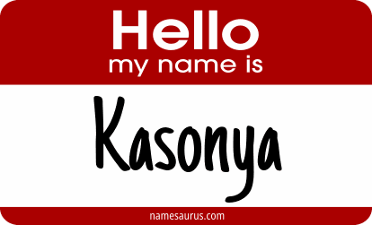 Hello my name is Kasonya png download