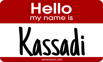 Hello my name is Kassadi png download