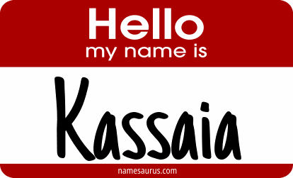 Hello my name is Kassaia png download