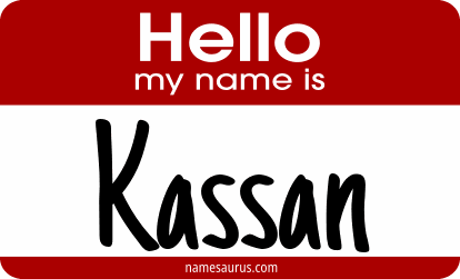 Hello my name is Kassan png download