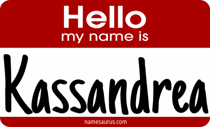 Hello my name is Kassandrea png download