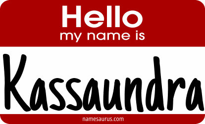 Hello my name is Kassaundra png download