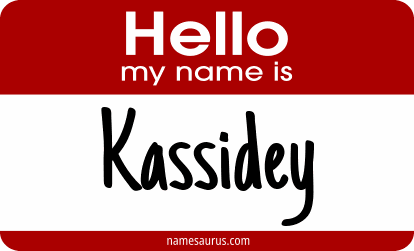 Hello my name is Kassidey png download