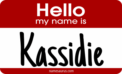 Hello my name is Kassidie png download