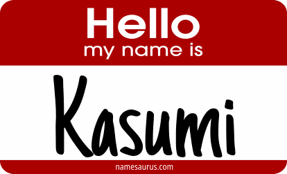 Hello my name is Kasumi png download