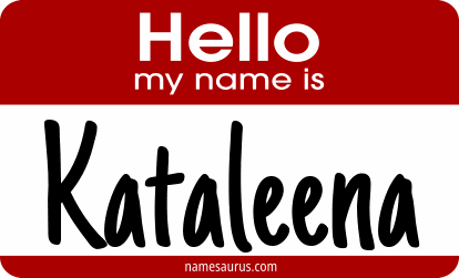 Hello my name is Kataleena png download