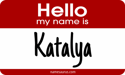 Hello my name is Katalya png download
