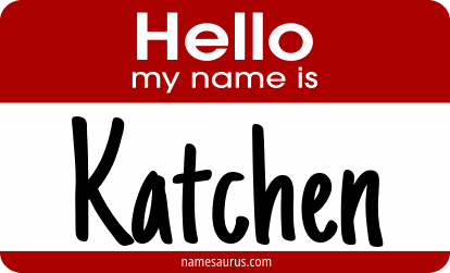 Hello my name is Katchen png download