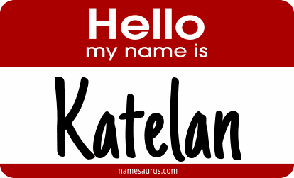 Hello my name is Katelan png download