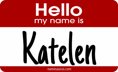 Hello my name is Katelen png download