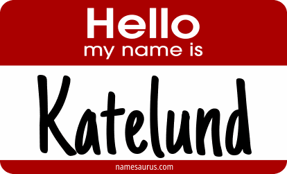 Hello my name is Katelund png download