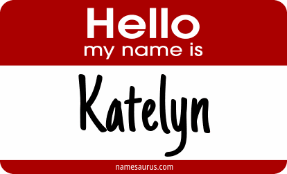 Hello my name is Katelyn png download