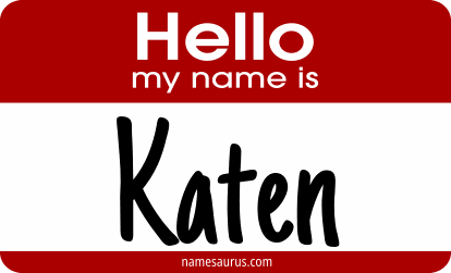 Hello my name is Katen png download