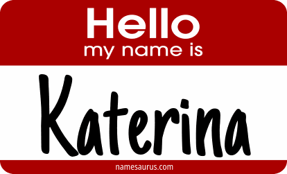 Hello my name is Katerina png download