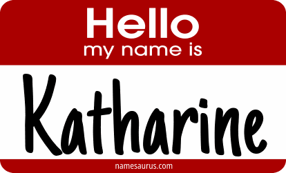 Hello my name is Katharine png download