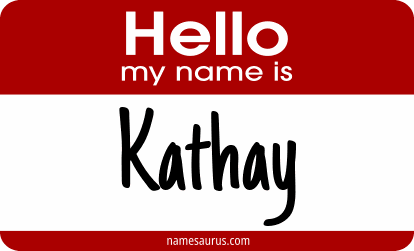 Hello my name is Kathay png download