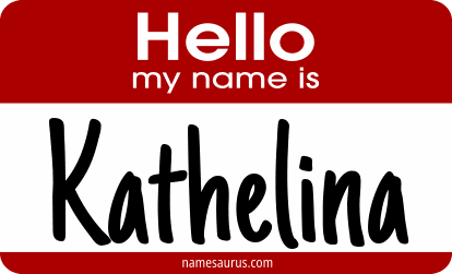 Hello my name is Kathelina png download