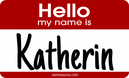 Hello my name is Katherin png download