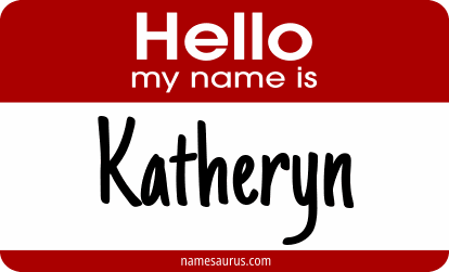 Hello my name is Katheryn png download