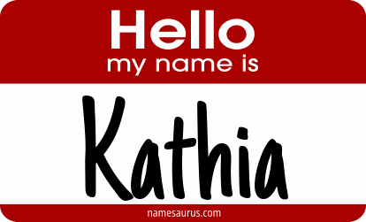 Hello my name is Kathia png download