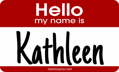 Hello my name is Kathleen png download