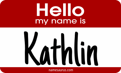 Hello my name is Kathlin png download