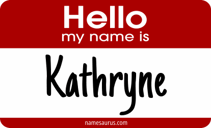 Hello my name is Kathryne png download