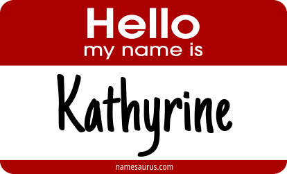 Hello my name is Kathyrine png download