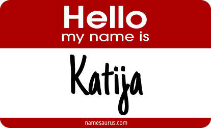 Hello my name is Katija png download
