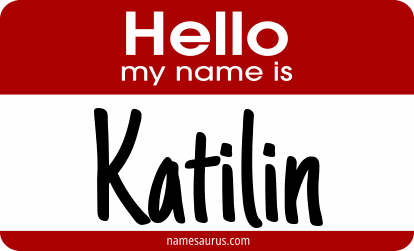 Hello my name is Katilin png download