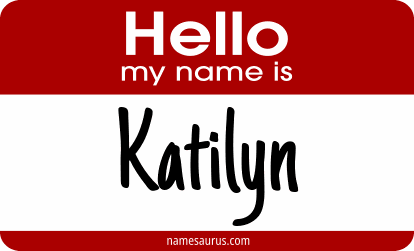 Hello my name is Katilyn png download