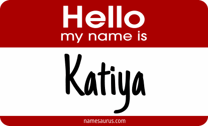 Hello my name is Katiya png download