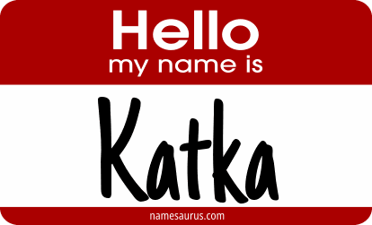 Hello my name is Katka png download