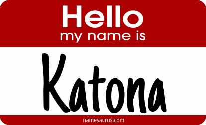 Hello my name is Katona png download