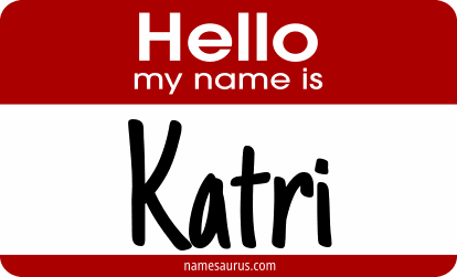 Hello my name is Katri png download