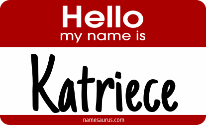 Hello my name is Katriece png download