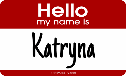 Hello my name is Katryna png download
