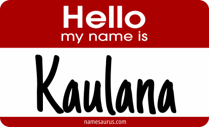 Hello my name is Kaulana png download