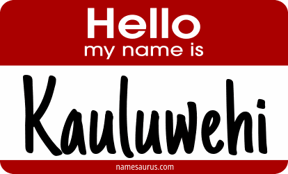 Hello my name is Kauluwehi png download