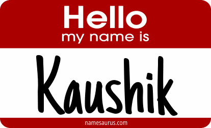 Hello my name is Kaushik png download