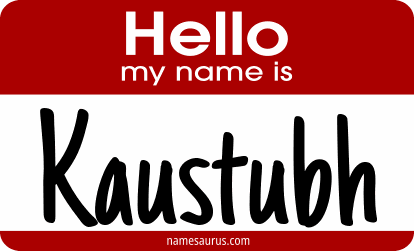 Hello my name is Kaustubh png download