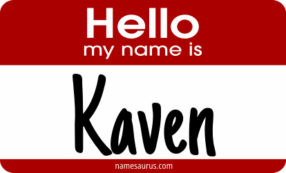 Hello my name is Kaven png download