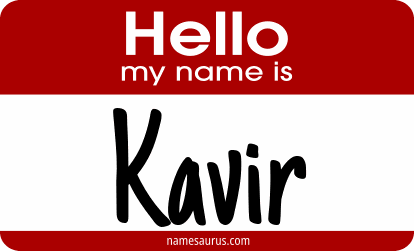 Hello my name is Kavir png download
