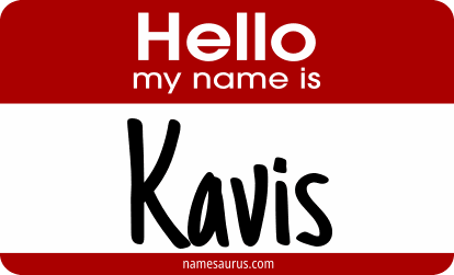 Hello my name is Kavis png download