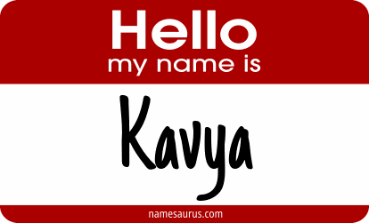 Hello my name is Kavya png download