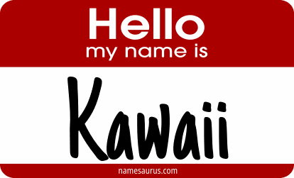 Hello my name is Kawaii png download
