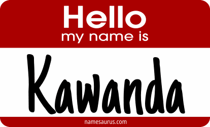 Hello my name is Kawanda png download