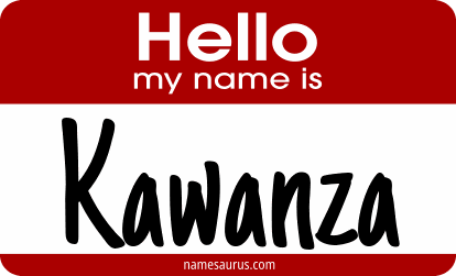 Hello my name is Kawanza png download