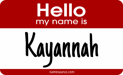 Hello my name is Kayannah png download